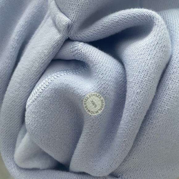 Lululemon Scuba Oversized Half-Zip Hoodie in Pastel Blue - Picture 3 of 4